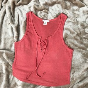 Pink Crop Top
